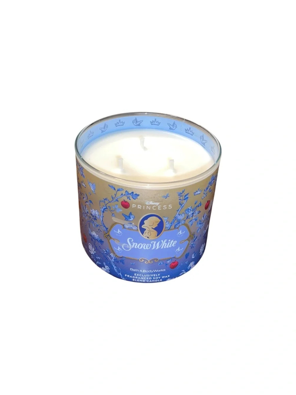 BATH & BODY WORKS PRINCESS SNOW WHITE 3 WICK CANDLE